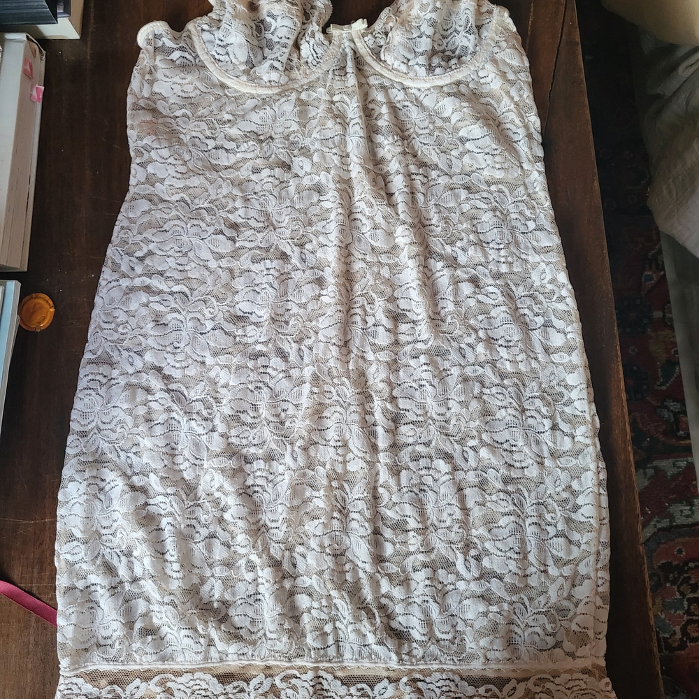Jacob Cream Lace Chemise